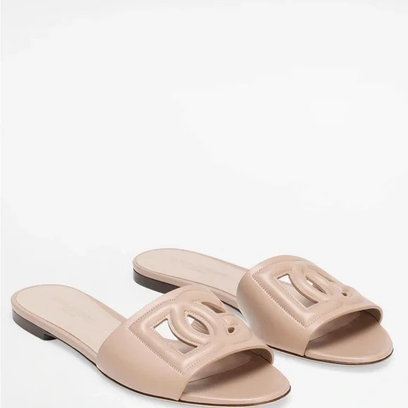 Dolce & Gabbana | Shoes | Dolce Gabbana Calfskin Slides With